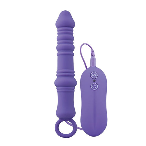Aphrodisia Dutch Cannon Vibrating Anal Plug Pink - Butt Plugs