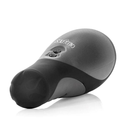 Apollo Power Vibrating Male Stroker Black - Masturbators and Strokers