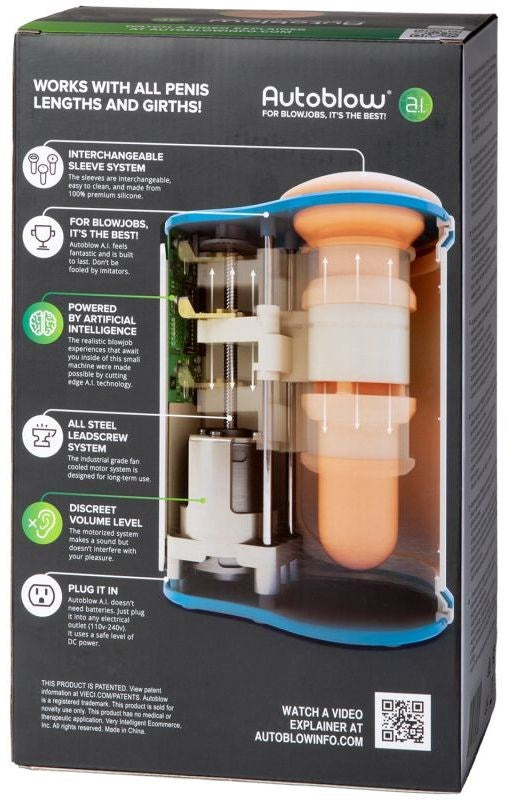 Autoblow A.I. Machine Mens Masturbator Easy Fit Gear - - Masturbators and Strokers