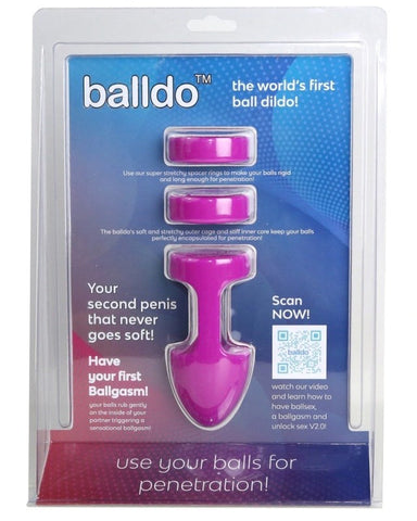 Balldo Testicle Spacer Premium Silicone Design for Intimate Play - Cock Rings