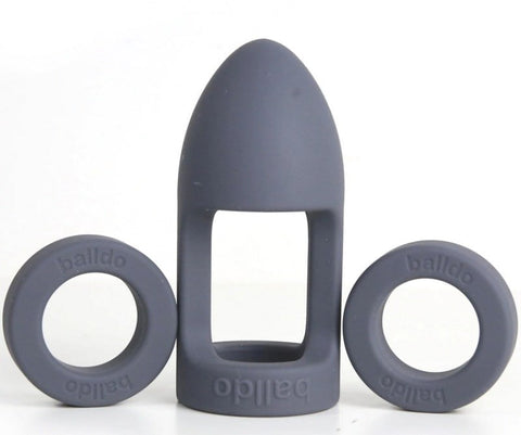 Balldo Testicle Spacer Premium Silicone Design for Intimate Play - Cock Rings