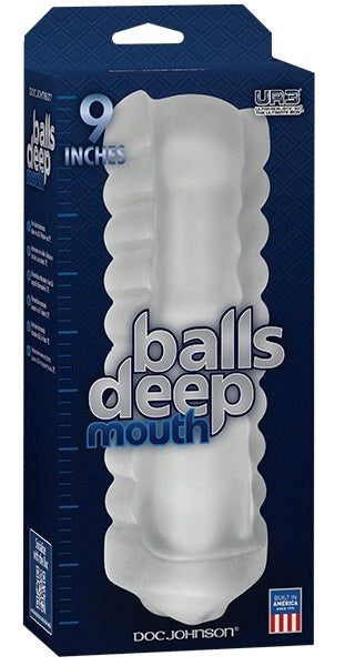 Balls Deep UR3 9" Stroker Mouth Slide In Perfection - - Masturbators and Strokers