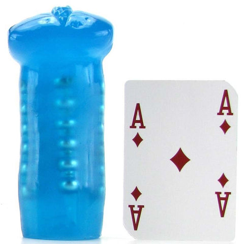 Basic Essentials Beaded Male Pleasure Masturbator - Masturbators and Strokers