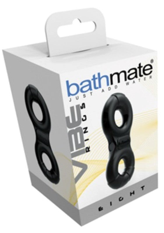 Bathmate Rechargable Vibe Ring Eight Max Stamina Support - - Vibrating Cock Rings