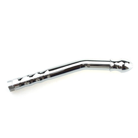 BDStyle Bend Anal Cleaner With 3 Interchangeable Heads Bendable Steel - Enemas and Douches