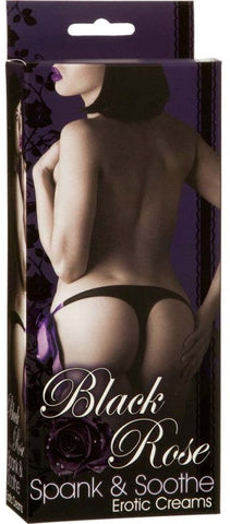 Doc Johnson Black Rose Spank and Soothe Erotic Creams Dual Formula Set - Delay and Excite Sprays