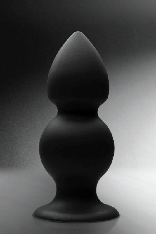 Black Silicone Anal Plug For Bigger Erections - - Butt Plugs