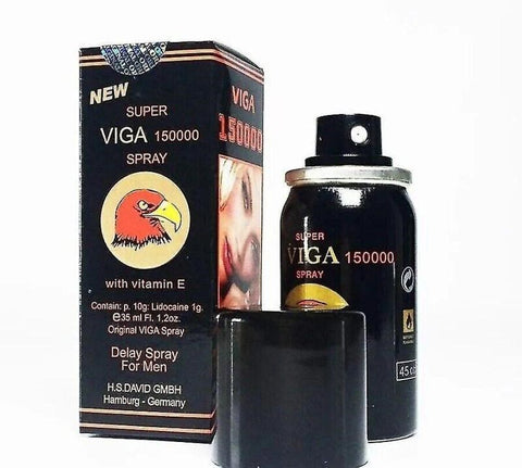 BDStyle Black Viga 150000 Sexual Enhancement Spray for Prolonged Pleasure - Delay and Excite Sprays