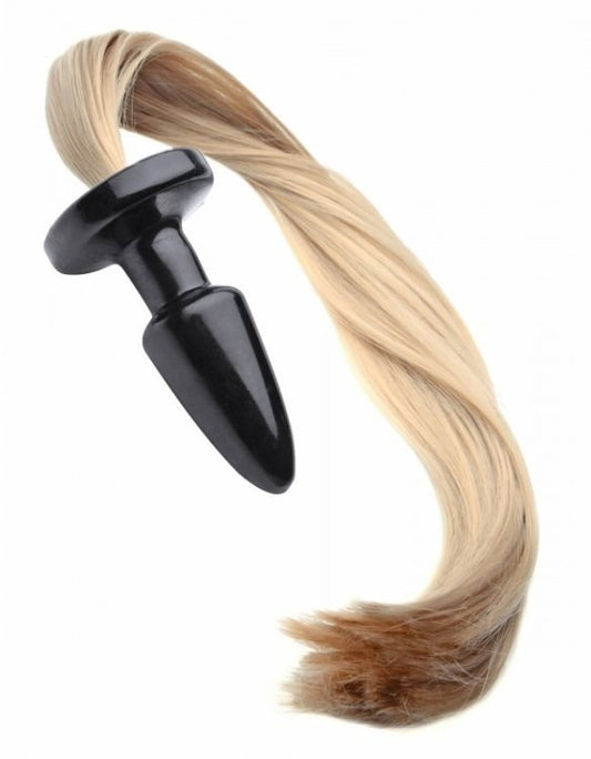 Blondie Pony Tail Butt Plug CRings That Last - - Butt Plugs