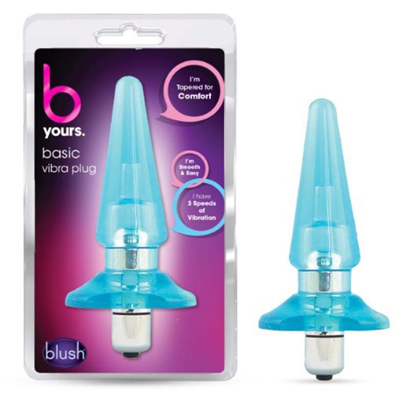 Blush Novelties Basic Vibra Plug Try It Tonight - - Butt Plugs