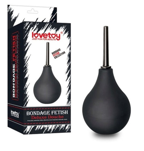 Lovetoy Bondage Fetish Deluxe Anal Cleansing Douche with Contoured Nozzle - Enemas and Douches