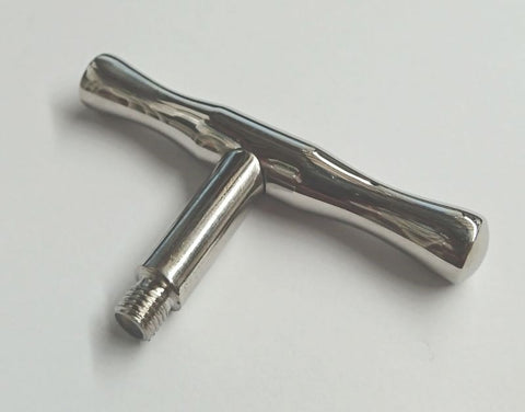 Customizable Pleasure Toy - Brobible Metal T Handle Attachment - Anal Dildos
