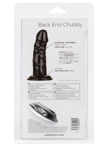 California Exotics Back End Chubby Realistic Dong - Butt Plugs