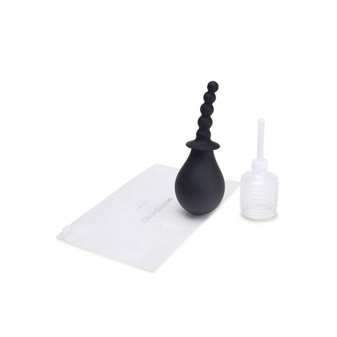 CleanScenes Refreshing Beaded Anal Douche 4 Piece Kit with Travel Size - Enemas and Douches