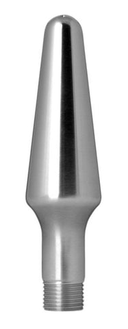 XR Brands CleanStream Alumi Tip Shower Nozzle Grey Aluminum Enema Nozzle - Enemas and Douches