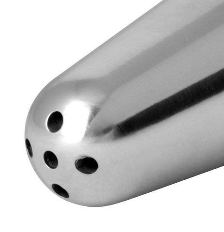 XR Brands CleanStream Alumi Tip Shower Nozzle Grey Aluminum Enema Nozzle - Enemas and Douches