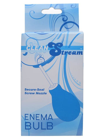 XR Brands CleanStream Enema Bulb Squeeze Control Design - Enemas and Douches