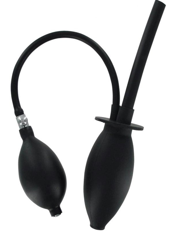 CleanStream Inflatable Enema Plug Black All Thrill Gear - - Enemas and Douches