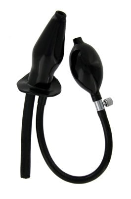 XR Brands CleanStream Inflatable Enema Plug Black Inflatable Control - Enemas and Douches