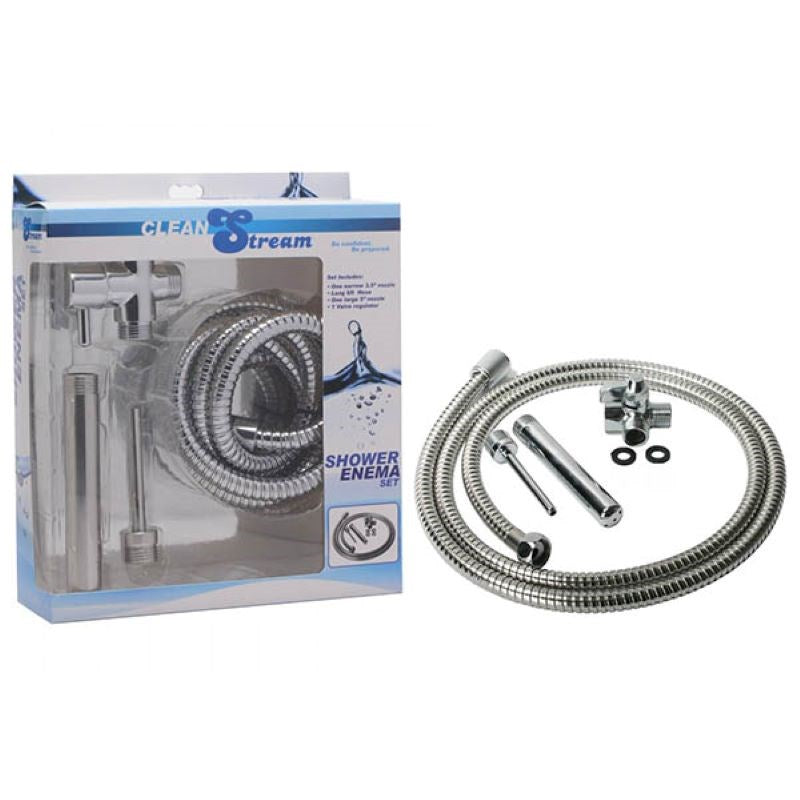 CleanStream Shower Enema Set CRing for Every Man - - Enemas and Douches