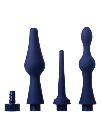 CleanStream Universal 3 Piece Silicone Enema Attachment Set Medical Grade - Enemas and Douches