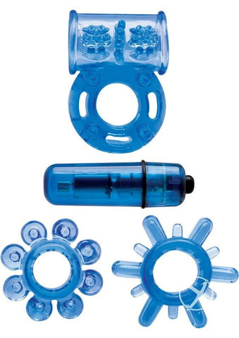 Climax Kit Blue Erection Enhancer Sex Toy - Pumps, Extenders and Sleeves