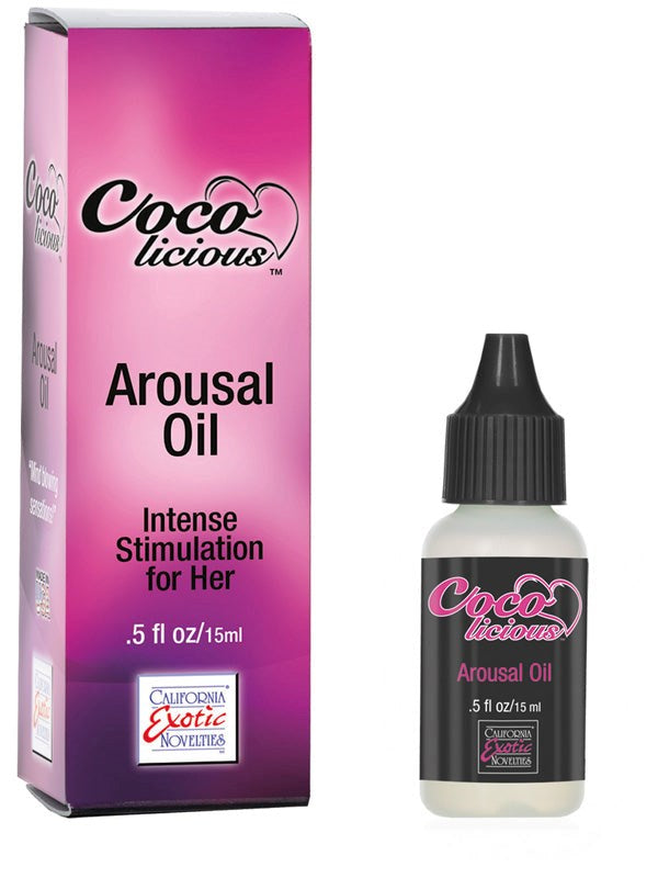 Coco licious Arousal Oil Based Lubricant - - Delay and Excite Sprays
