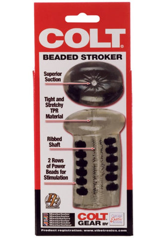 Colt Beaded Realistic Male Pleasure Stroker - Masturbators and Strokers