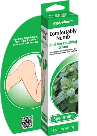 Pipedream Comfortably Numb Anal Desensitizing Cream with Multiple Flavors - Water Based Lubes