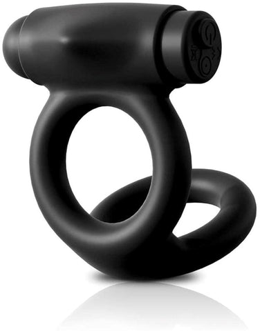 Sir Richards Control Vibrating Silicone Ball and Cock Ring with Dual Stimulation - Vibrating Cock Rings