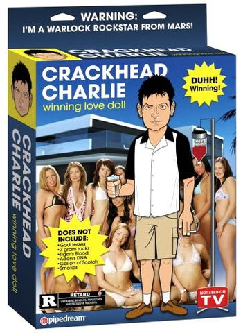 Pipedream Crackhead Charlie Winning Inflatable Love Doll with Posable Limbs - Love Dolls
