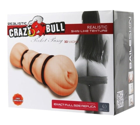 Crazy Bull Pocket Pussy 1 Mens Masturbator - Masturbators and Strokers