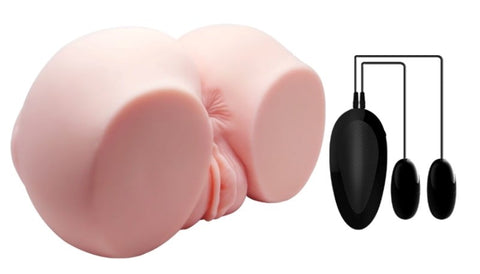 Crazy Bull Realistic Vibrating Vagina and Anal - Masturbators and Strokers