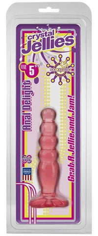 Crystal Jellies 5 inch Anal Delight Pink - Butt Plugs