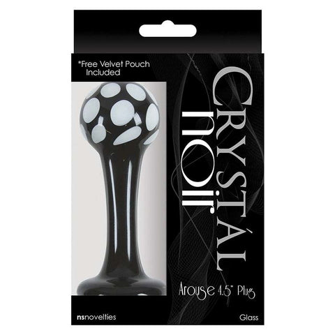 Crystal Noir Arouse Plug - Prostate Toys