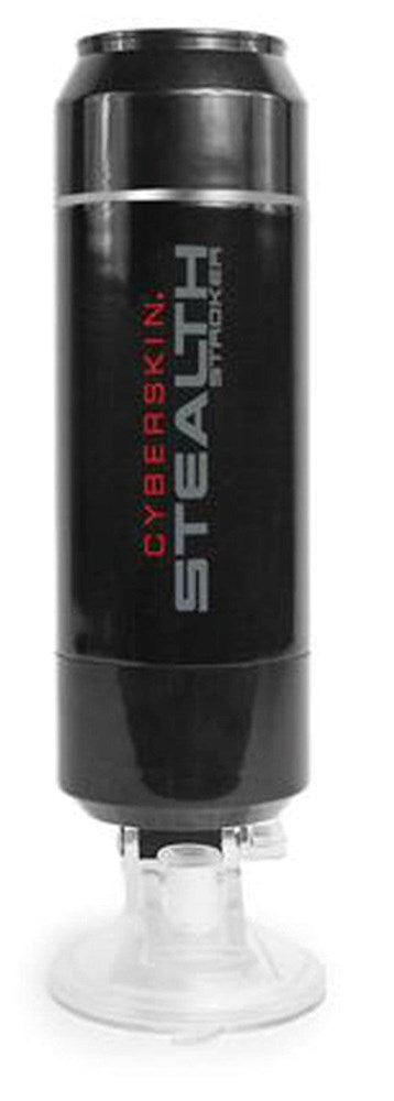 Topco Cyberskin Stealth Double Stroker with Suction Mount - Masturbators and Strokers