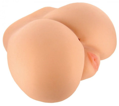 XR Brands Dakota Double Pleasure Vibrating Pussy and Ass with Dual Entry - Masturbators and Strokers