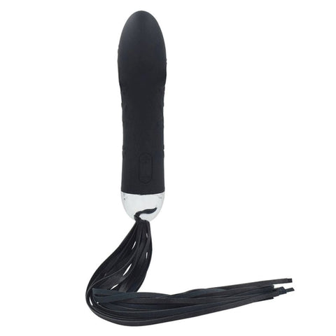 Deluxe Silicone Whip Vibrating Anal Plug - Anal Vibrators