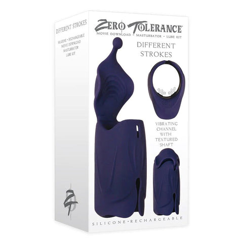 Evolved Zero Tolerance Different Strokes Vibrating Male Stroker Dual Motor - Masturbators and Strokers