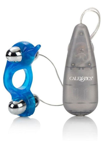 CalExotics Diving Dolphin Triple Action Pleasure Cock Ring - Cock Rings