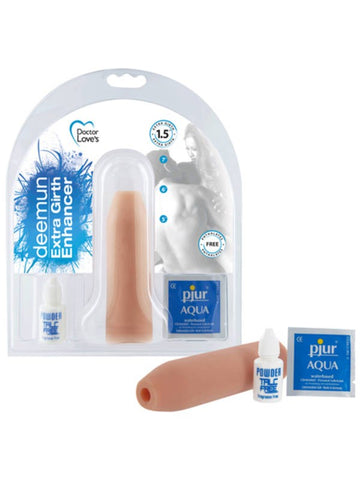 Doctor Loves Deemun Penis Girth Enhancer Light 6In. x 1.5In - Pumps, Extenders and Sleeves