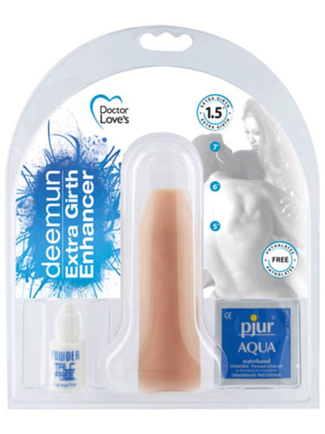 Doctor Loves Deemun Penis Girth Enhancer Light 6In. x 1.5In - Pumps, Extenders and Sleeves