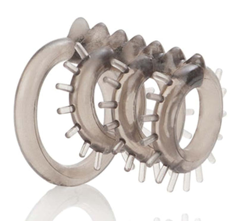 Dr. Joel Kaplan Support Master Triple Tickler Cock Rings - Cock Rings