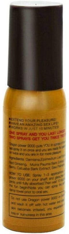 BDStyle Dragon Power 9000 Male Enhancement Supplement - Delay and Excite Sprays