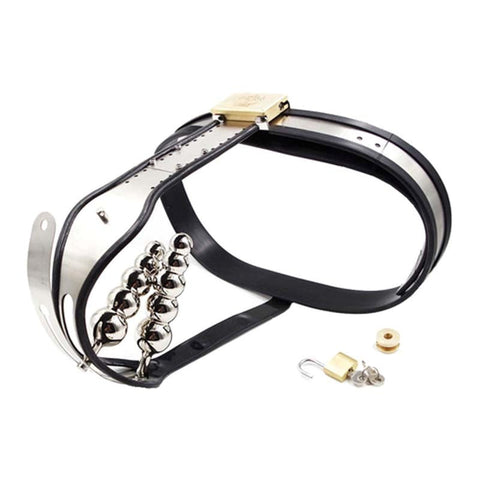 Dual Plug Female Chastity Belt - Male Chastity