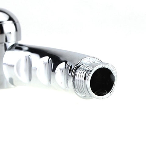 BDStyle Enema Head With Switch Feel The Perfect Fit Silver Nozzle - Enemas and Douches