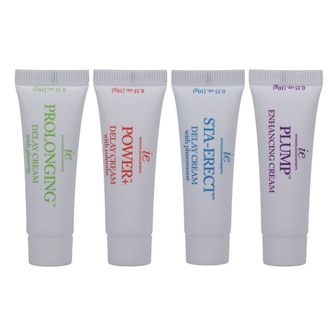 Doc Johnson 4 Pack ENHANCE Pleasure Creams Delay and Enhancement Set - Delay and Excite Sprays
