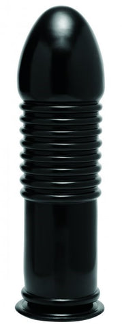 Enormass Ribbed Plug With Suction Base - Butt Plugs