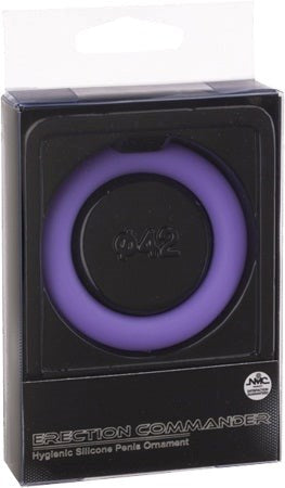 Erection Commander Cock Ring Lavender Edge Control Ready - - Cock Rings