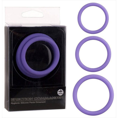Pleasure Prolonging Silicone Cock Ring Ensemble by NANMA with Multiple Sizes - Cock Ring Sets
